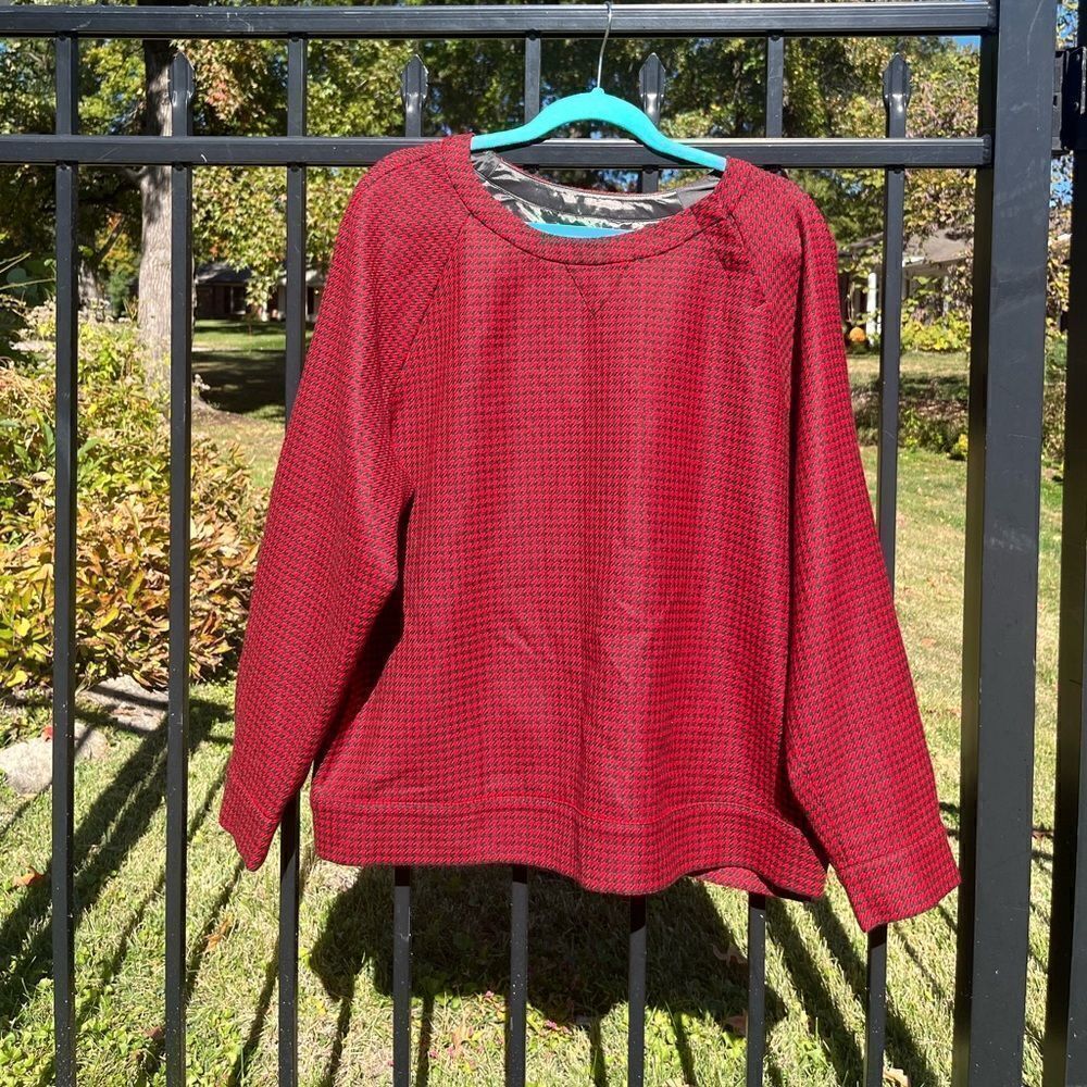 J Crew Collection Houndstooth Pullover - Picture 1 of 7